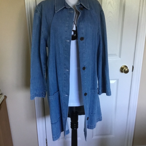 New Zara Denim Duster - Picture 2 of 11